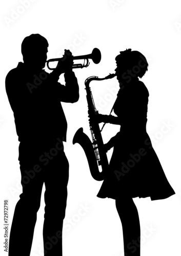 Trumpet and sax
