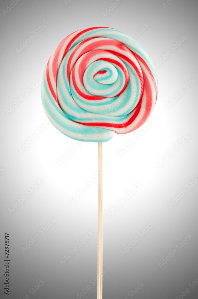 Colorful lollipop isolated on the white Colorful lollipop isolated on the white
