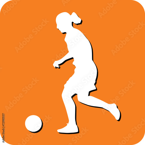 woman soccer player