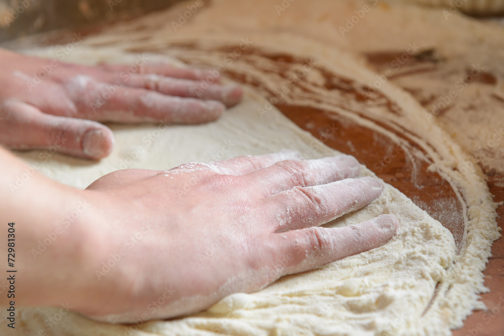 Fresh Italian pizza dough Fresh Italian pizza dough