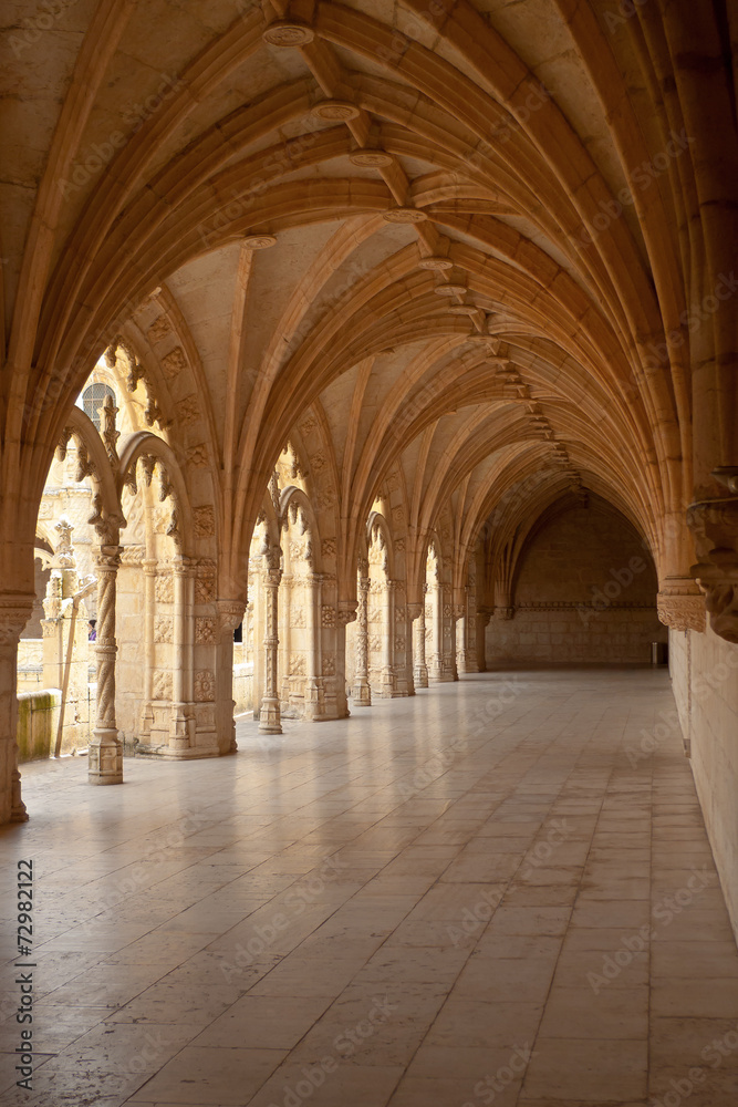 Jeronimos Monastery Cloister arcade