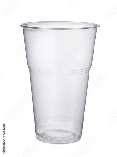 Disposable plastic pint glass