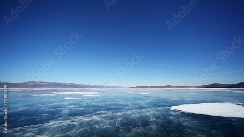 Wallpaper Mural Drive the car across the frozen Lake Baikal Torontodigital.ca