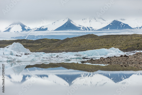 Famous Jokulsarlon Glacier Lake, Iceland.