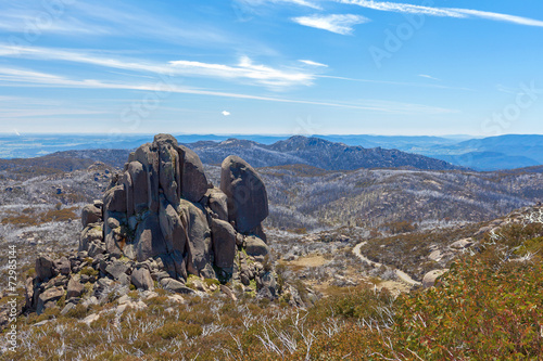 The Cathedral rock formation, Mt. Buffalo National Park, Austral