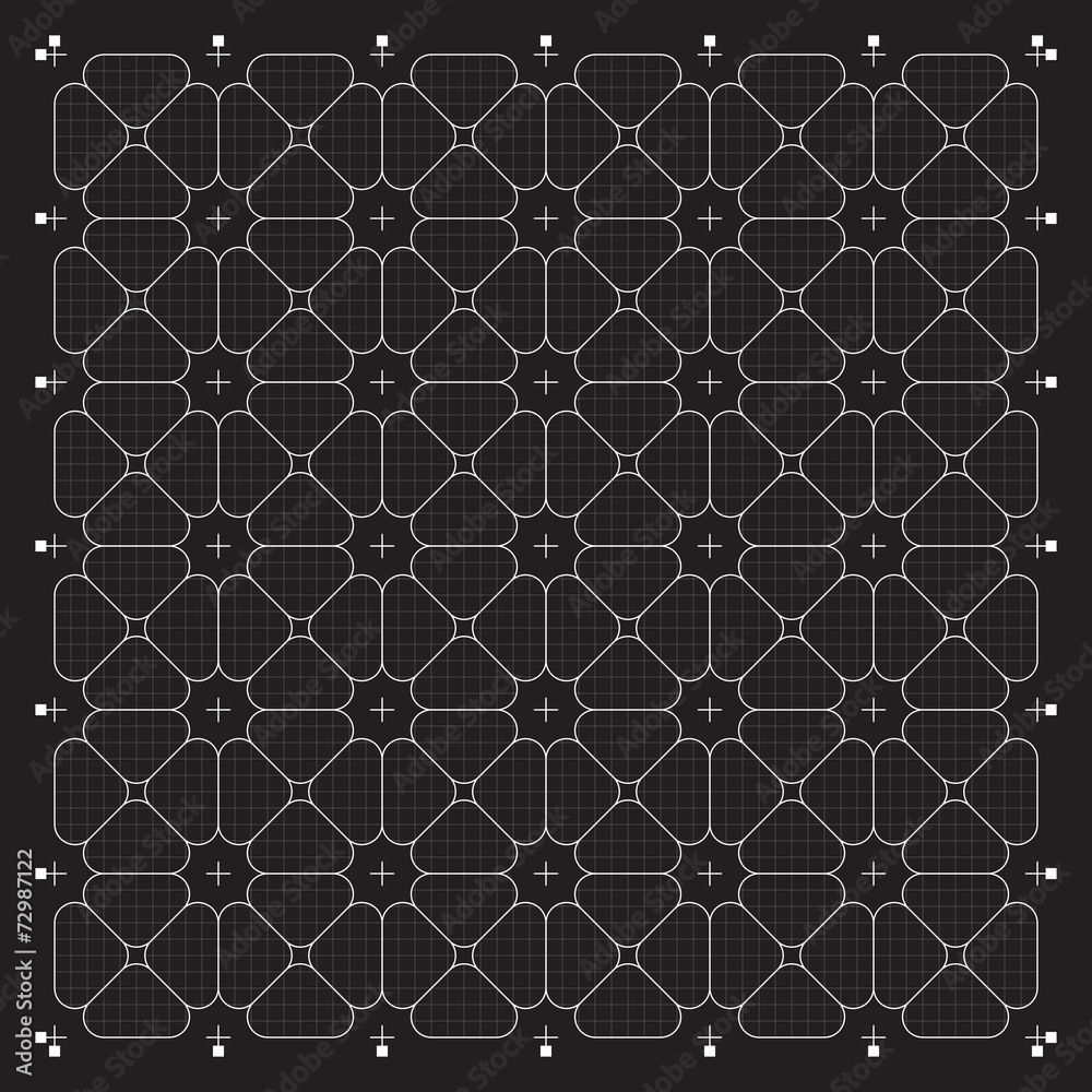 Fototapeta premium Grid for modern virtual technology user interface HUD