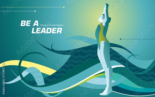 be a leader_swimming2