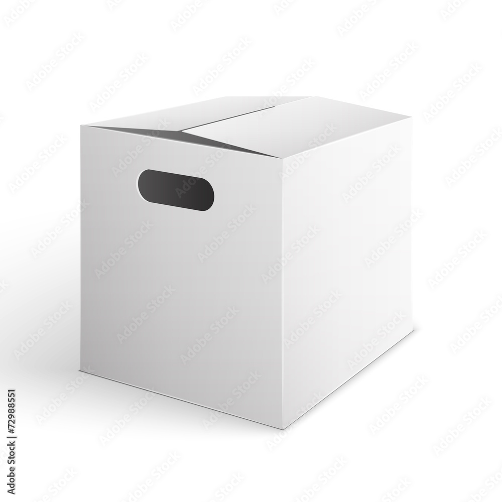 White Product Package Box White Product Package Box
