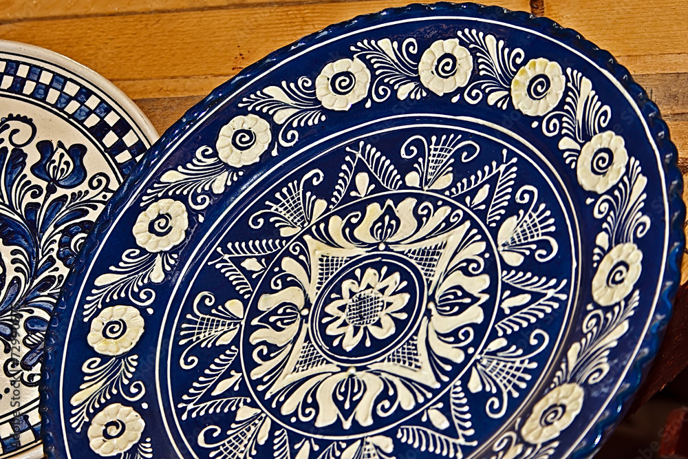Detail of Romanian traditional pottery-6 Detail of Romanian traditional pottery-6