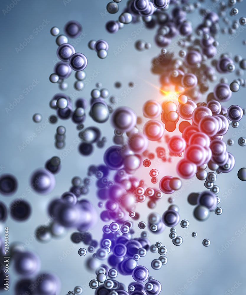 Abstract molecular structure Abstract molecular structure