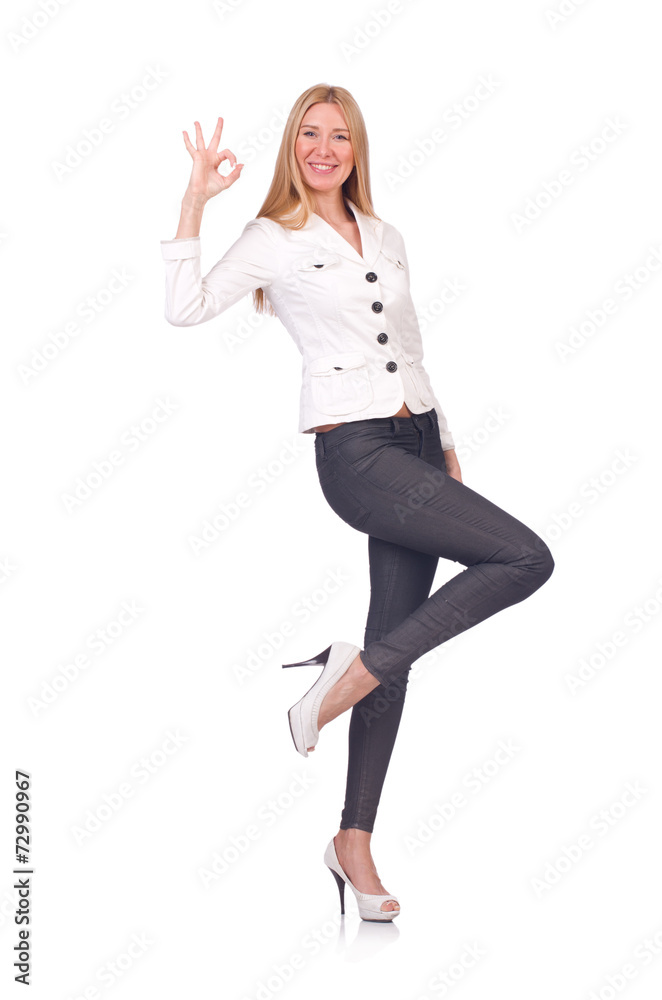 Woman businesswoman in business concept