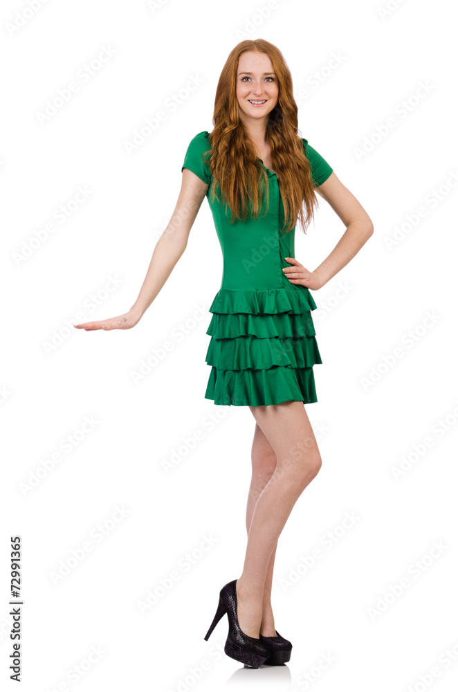 Fototapeta premium Woman in fashion clothing concept