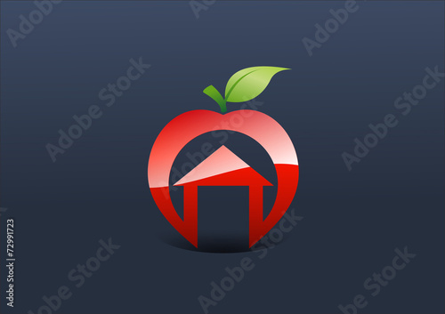 Apples on the house