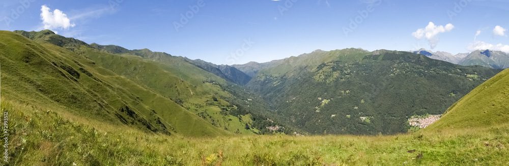 Panoramic images of Lake of Como