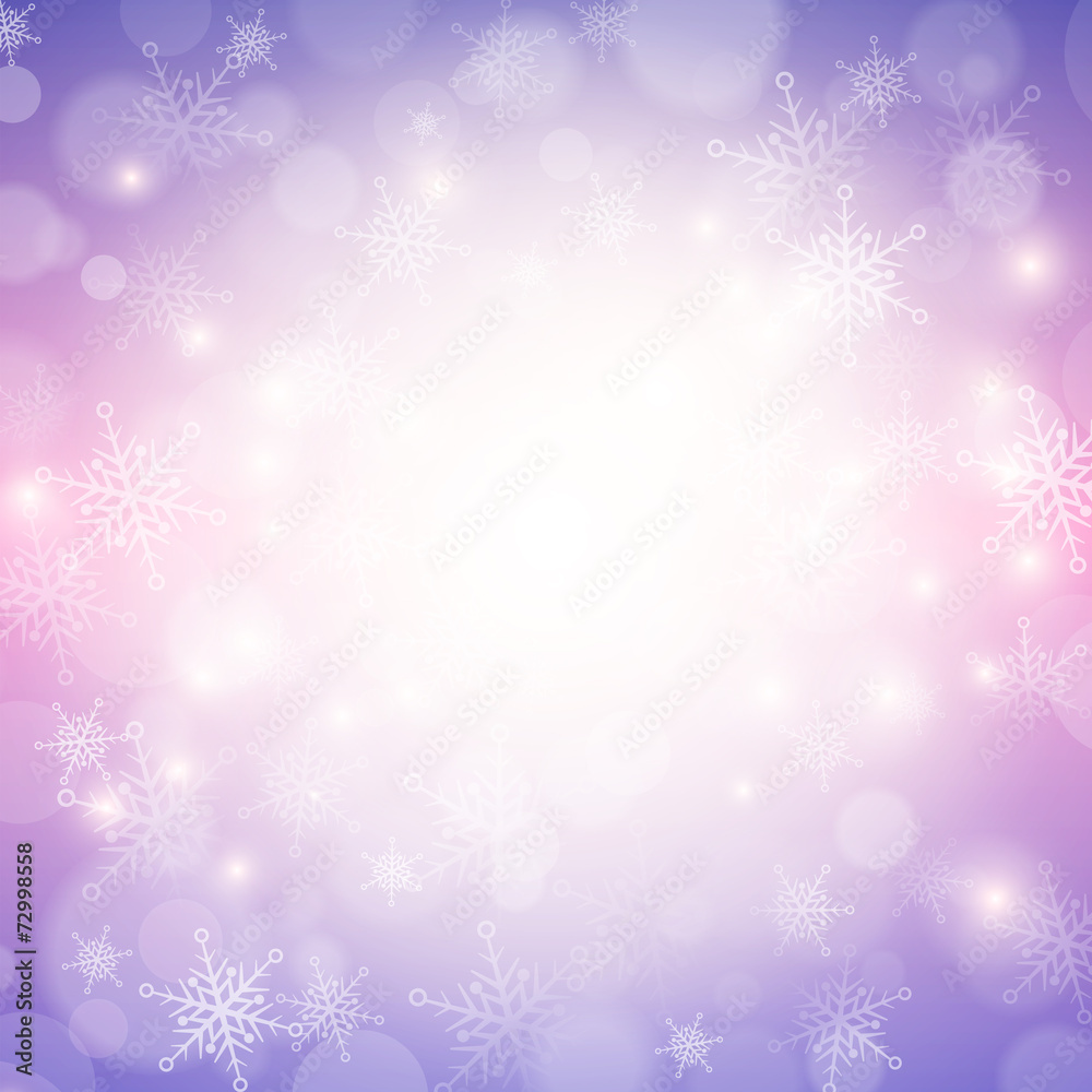 christmas winter background bokeh light with snowflake christmas winter background bokeh light with snowflake