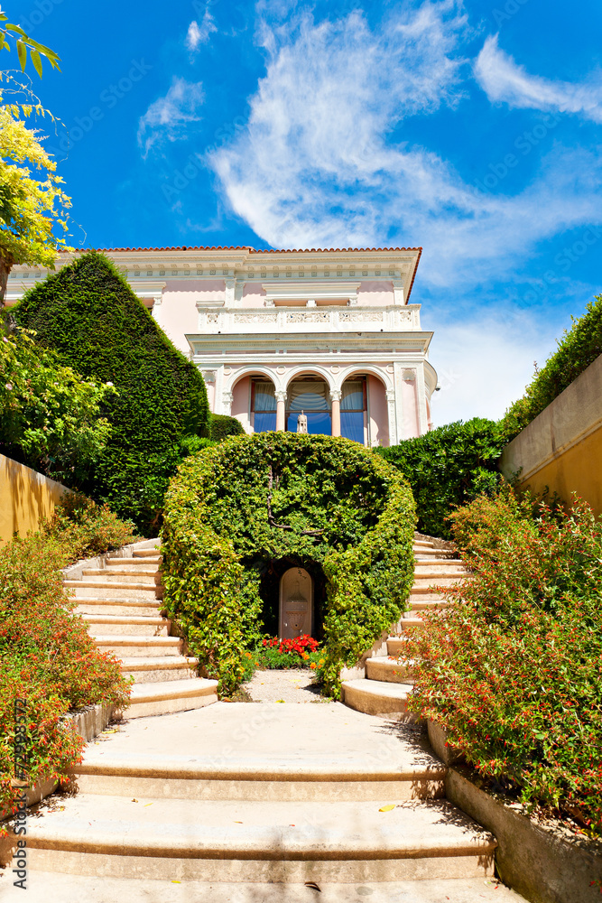 Garden in Villa Ephrussi de Rothschild, Saint-Jean-Cap-Ferrat