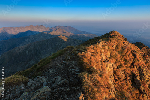 The Negoiu Peak. Fagaras Mountains, Romania