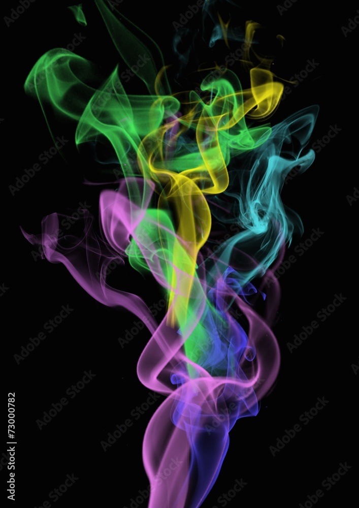 Obraz premium Colored smoke