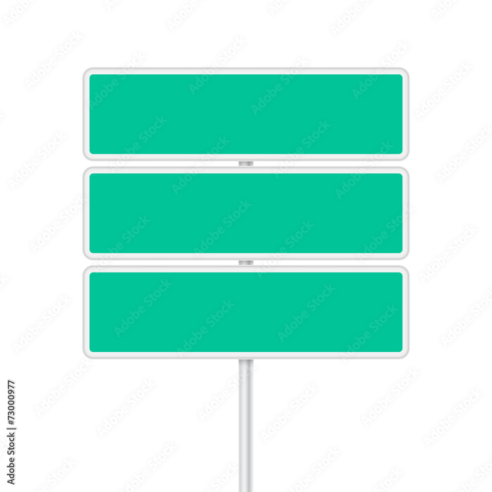 Vector set of signpost on isolated white background Vector set of signpost on isolated white background