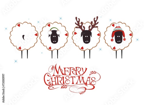 Christmas sheep