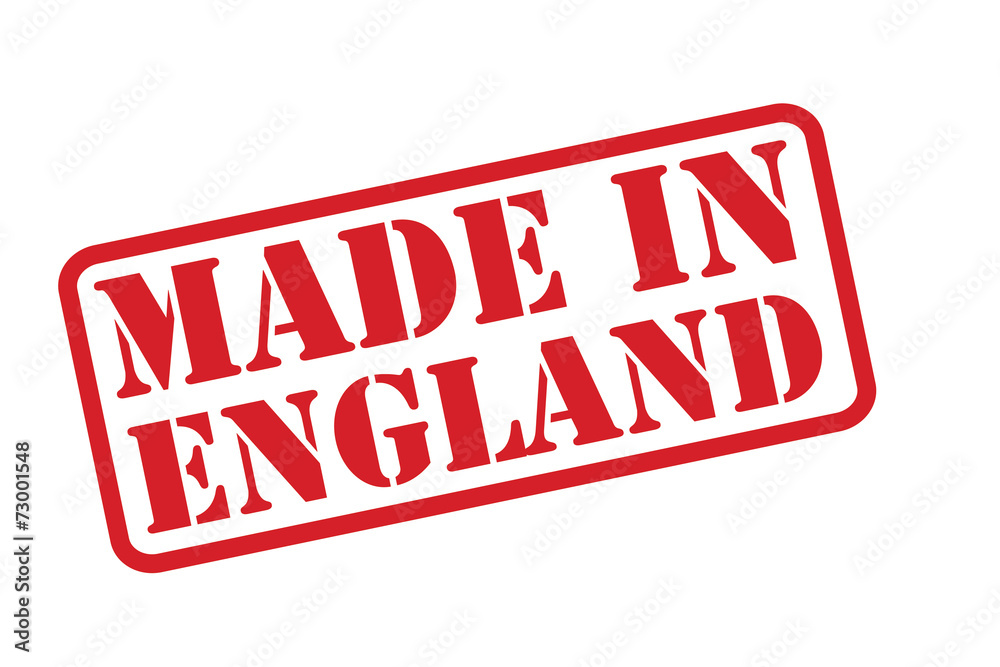 MADE IN ENGLAND Rubber Stamp vector over a white background. MADE IN ENGLAND Rubber Stamp vector over a white background.