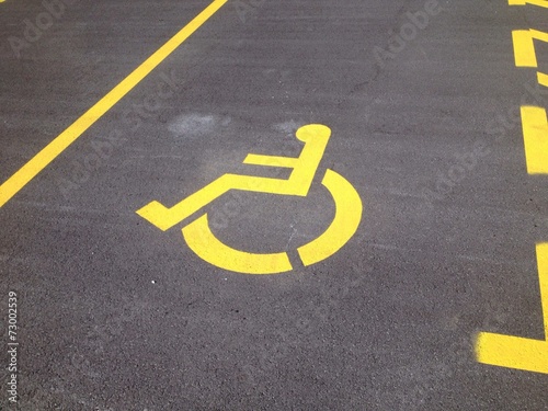 parking for disabled person