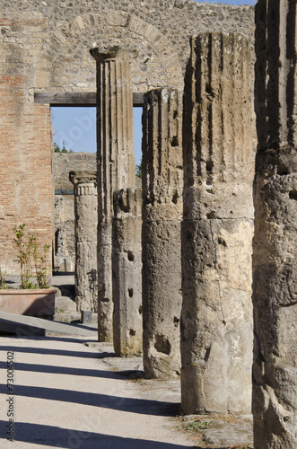 Ancient ruins of Pompei (Naples, Italy)