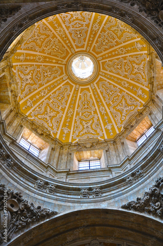 Salamanca, iglesia de san Sebastián, cúpula sobre pechinas