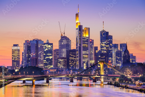 Frankfurt  Germany City Skyline