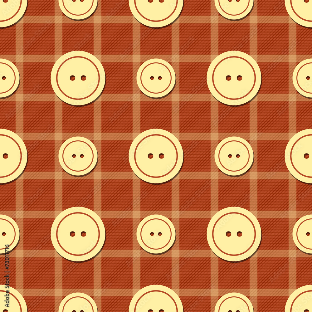Pattern with buttons of different sizes Pattern with buttons of different sizes