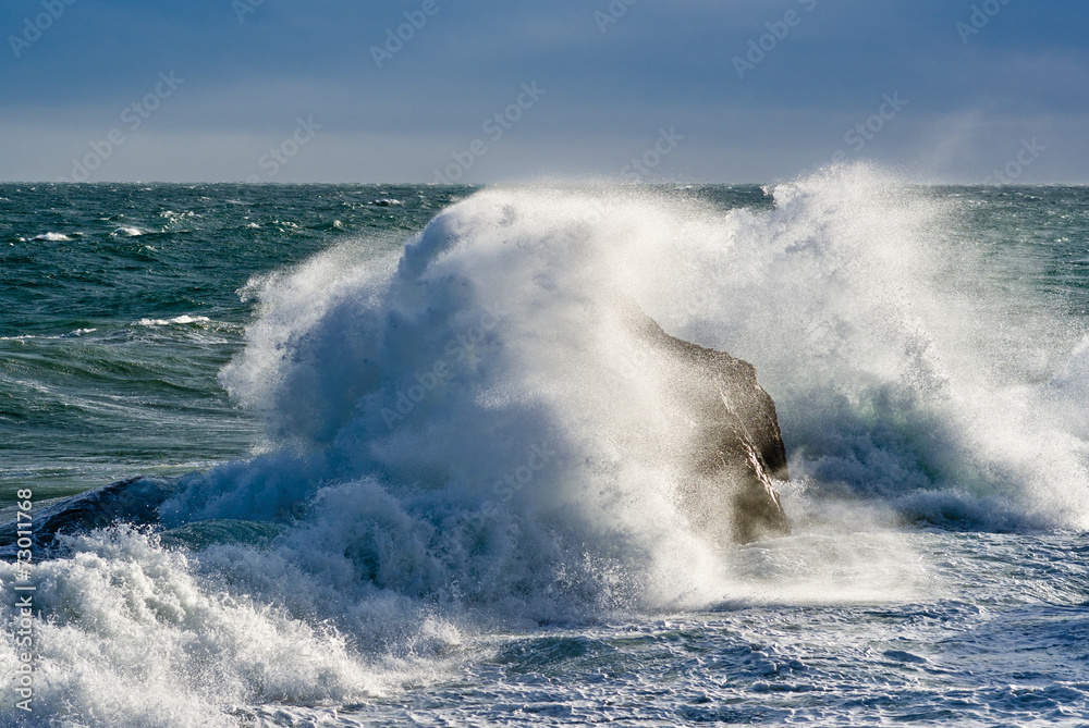 Storm in Black sea, coast of Crimea Storm in Black sea, coast of Crimea
