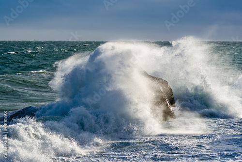 Storm in Black sea  coast of Crimea