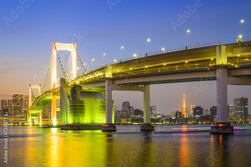 Tokyo, Japan at Rainbow Bridge