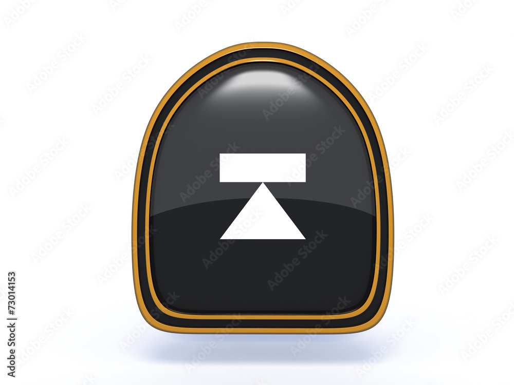 eject pick icon on white background eject pick icon on white background