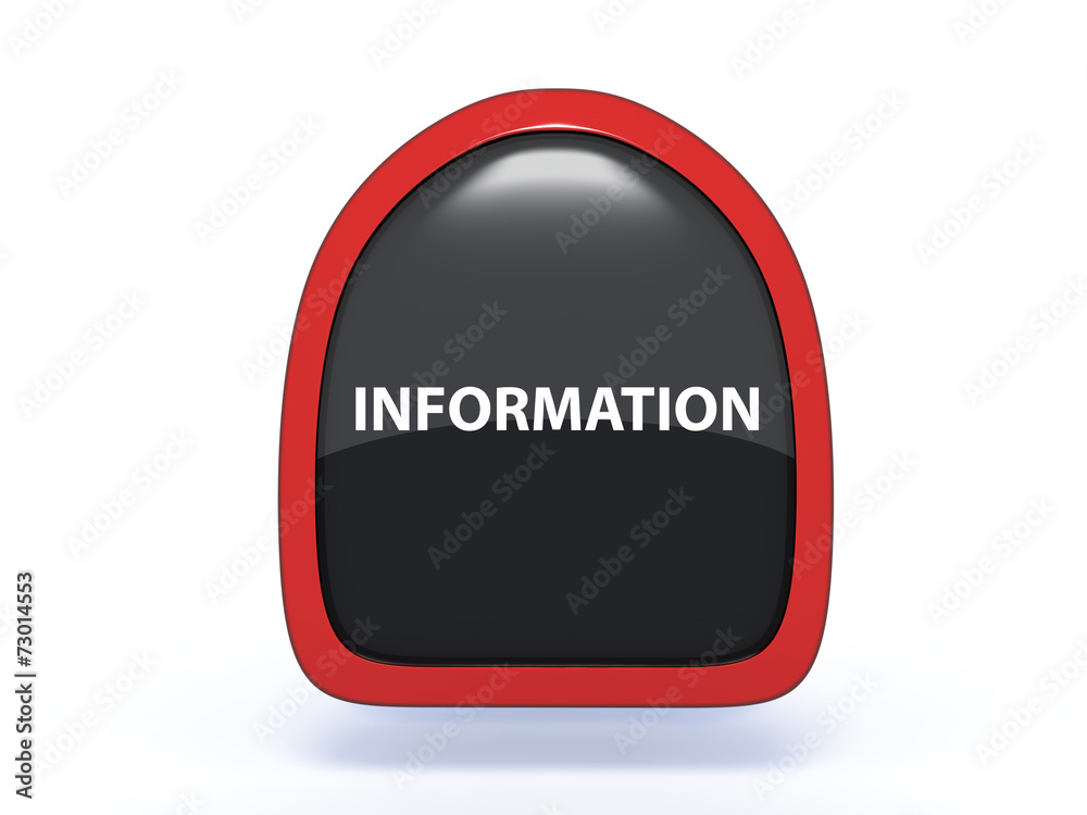 information pick icon on white background information pick icon on white background