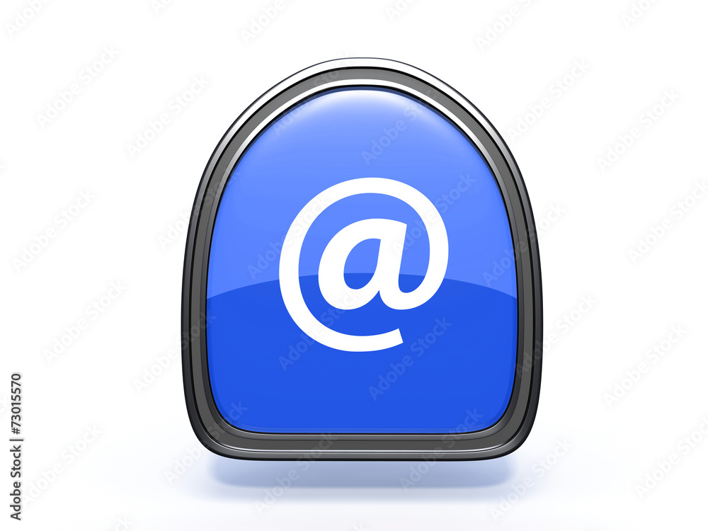 Email pick icon on white background Email pick icon on white background