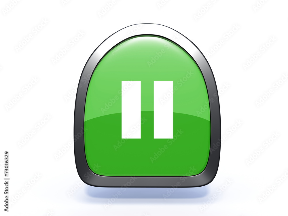 pause pick icon on white background pause pick icon on white background