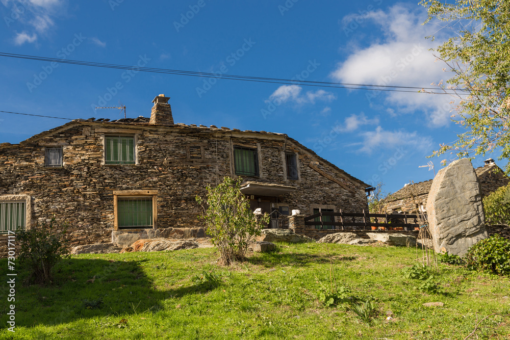 Slate stone house in Guadalajara, Spain Slate stone house in Guadalajara, Spain