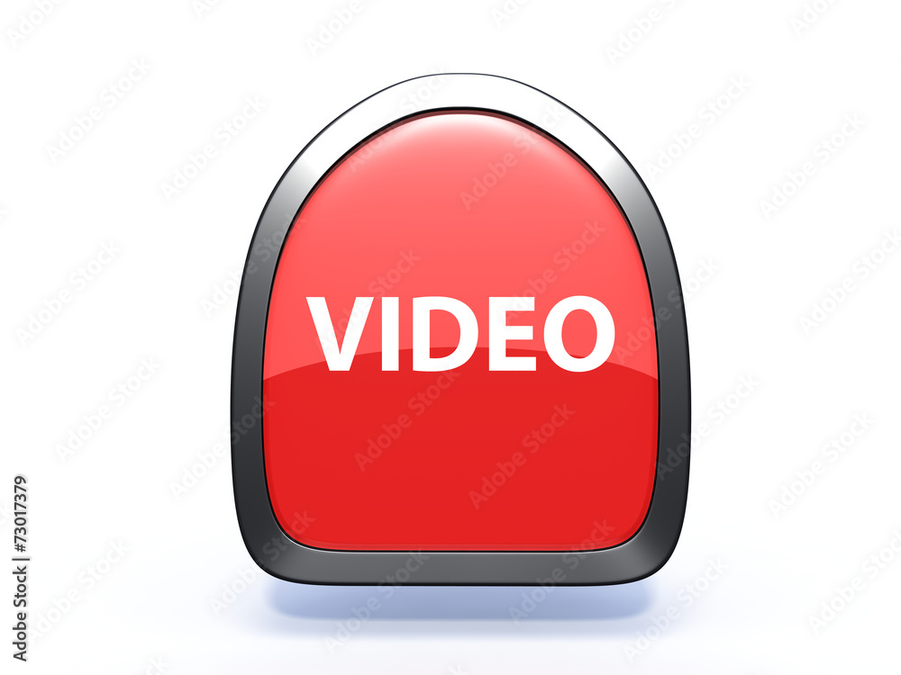 video pick icon on white background video pick icon on white background