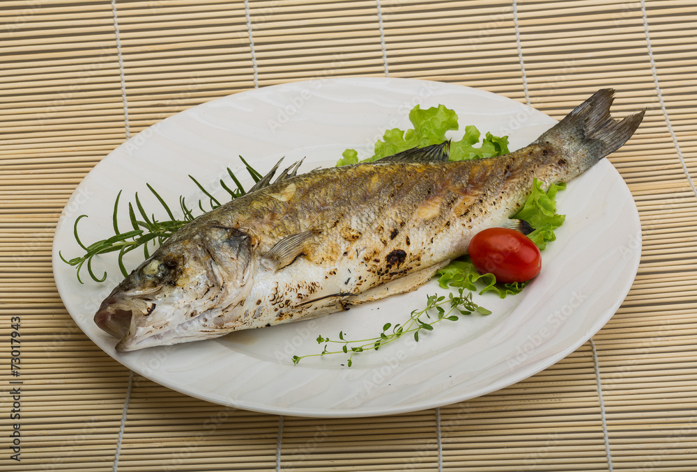 Grilled seabass Grilled seabass
