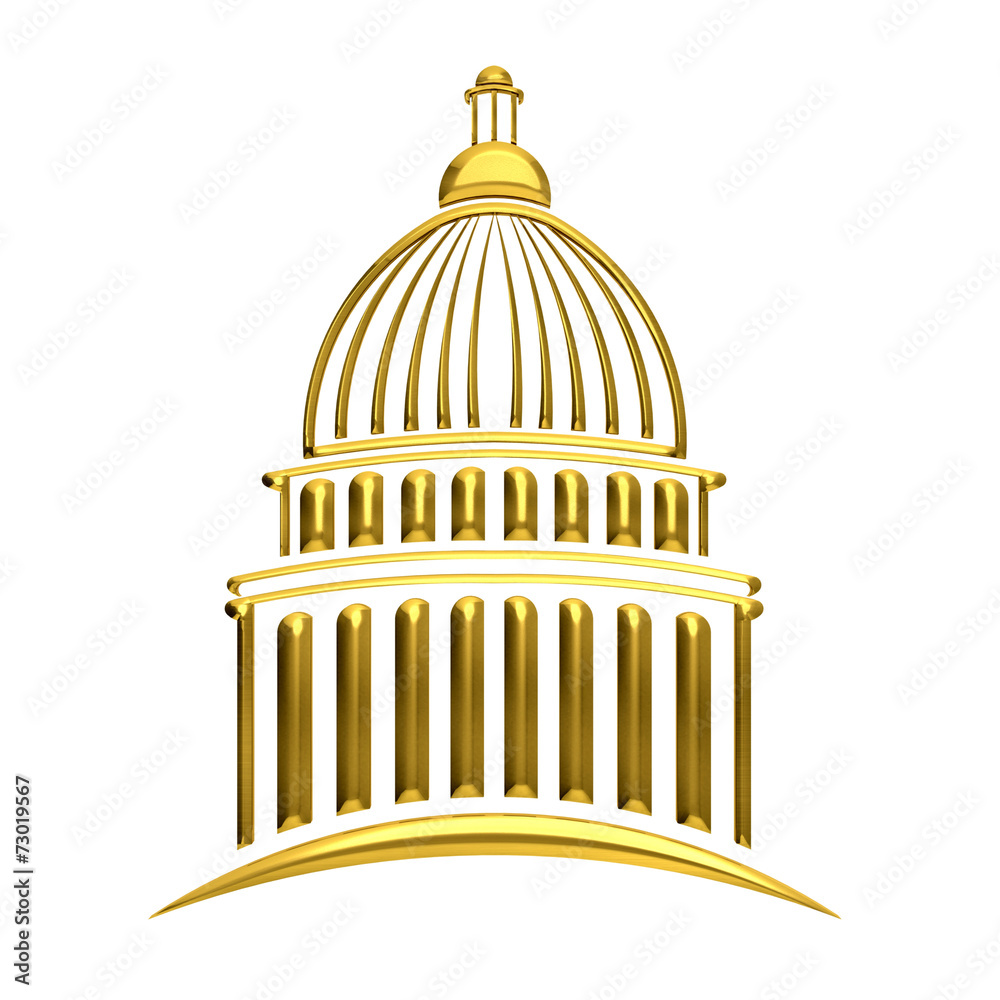 Golden Capitol building