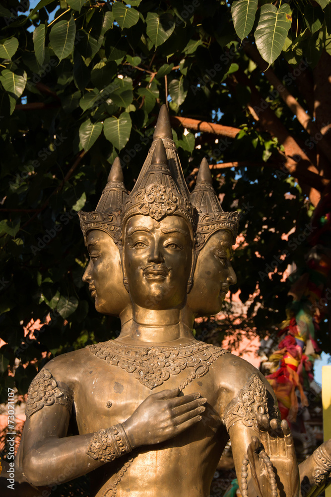 Brahma statue in Thailand Brahma statue in Thailand