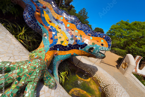 Mosaic Salamander - Park Guell - Barcelona