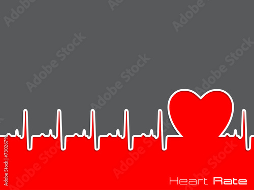 Medical background with ekg diagram