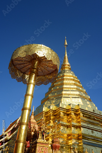 Doi Suthep Temple Famous Temple in Chiang Mai Province, Thailand