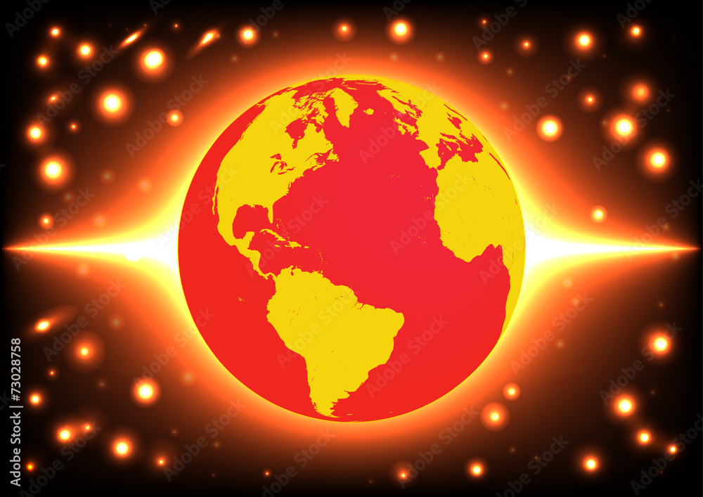 the red world in galaxy