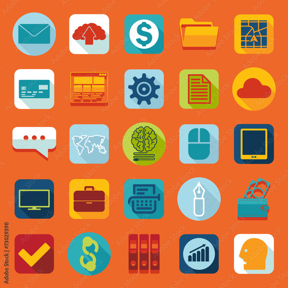 Set of business icons Set of business icons