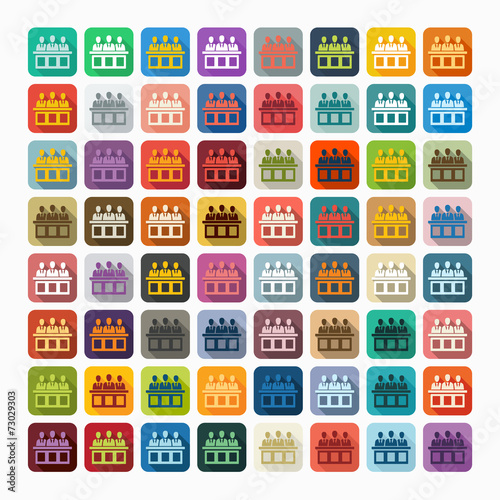 Flat design: jurors