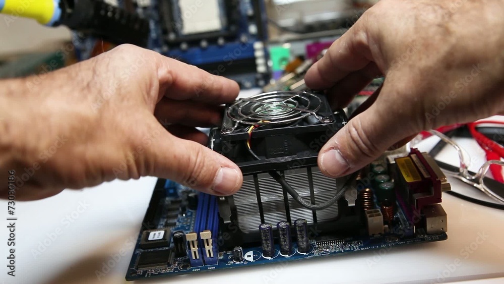 dismantled CPU