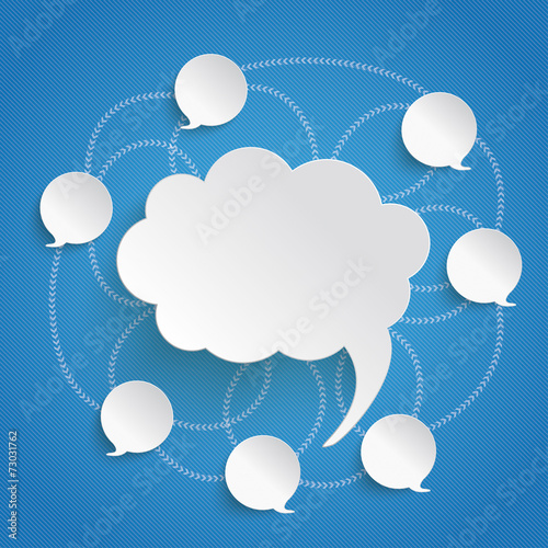 Discussion Bubbles Blue Sky PiAd